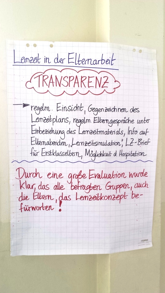 Dokumentation des Fachtags "Gestaltung von individuellen Lern- und Übungszeiten im Ganztag" am 18. Juni 2014 in Frankfurt am Main